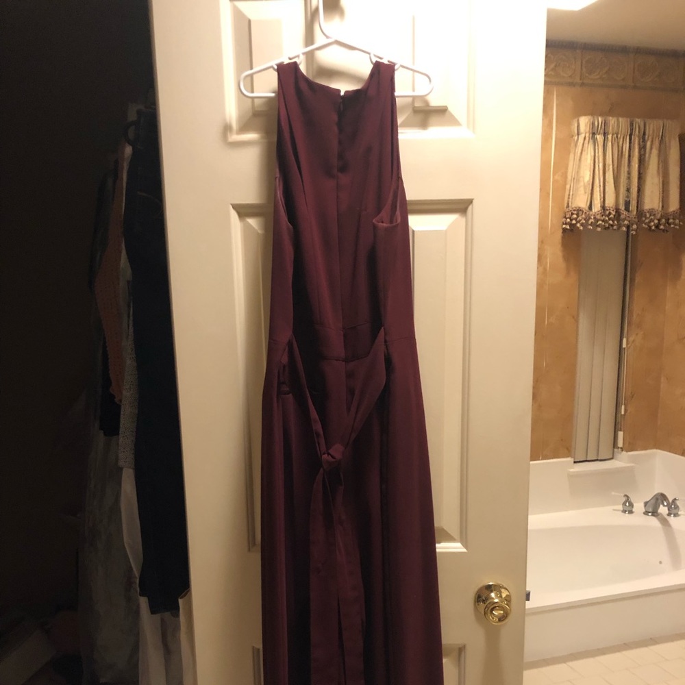 Super cute!! Maroon jumpsuit. Size large. Worn once